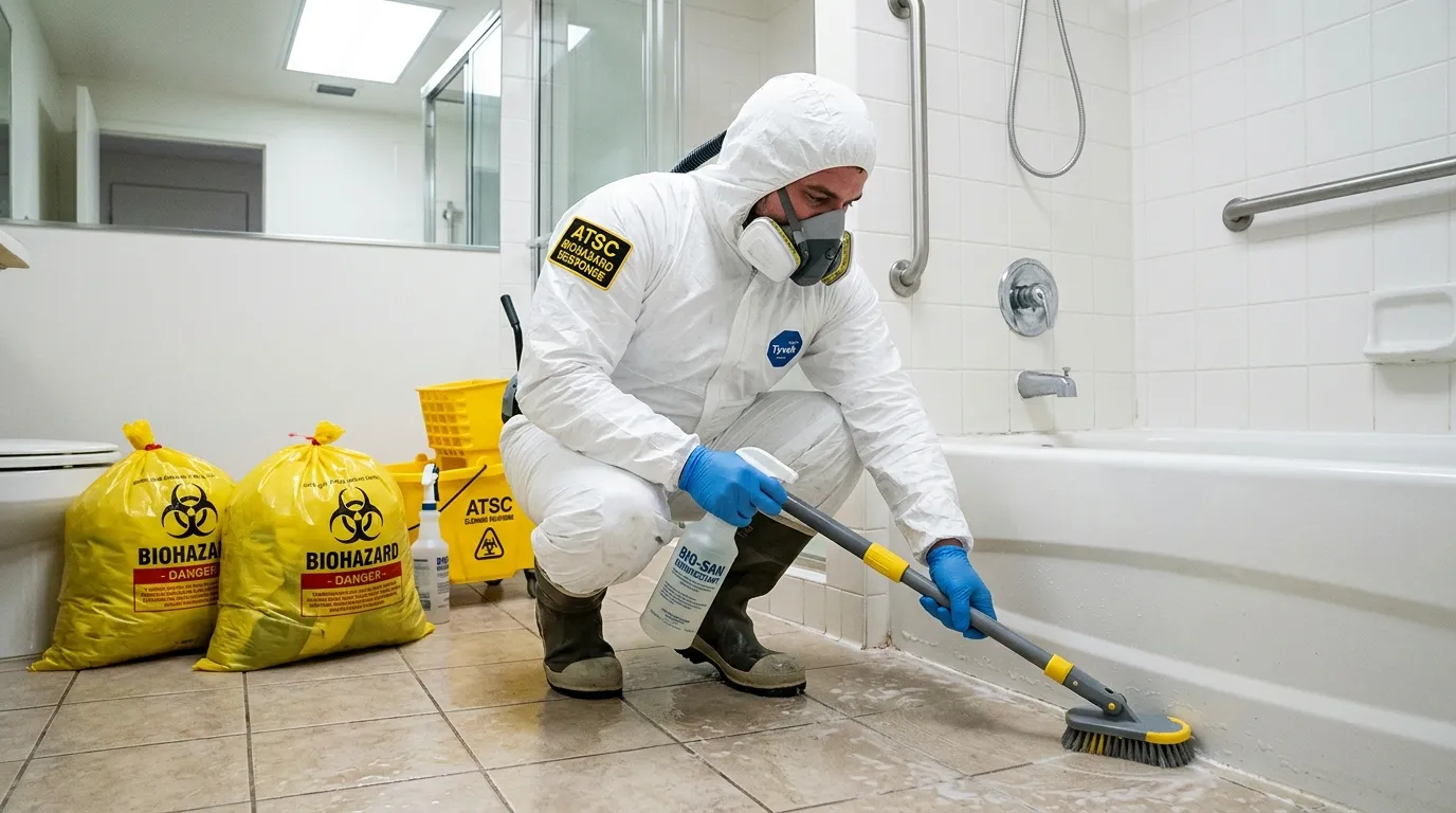 Decontamination equipment deployed for Blood Cleanup in Berea